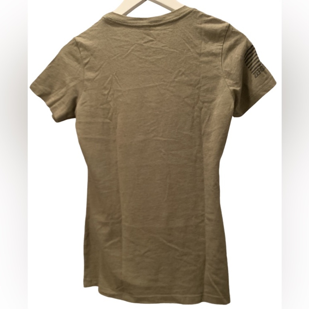 Zero Foxtrot olive green t-shirt size small. - Picture 2 of 5